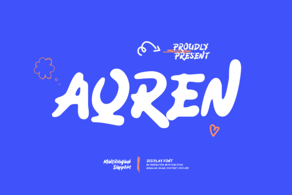 Aqren: A Display Font That Elevates Branding with Style