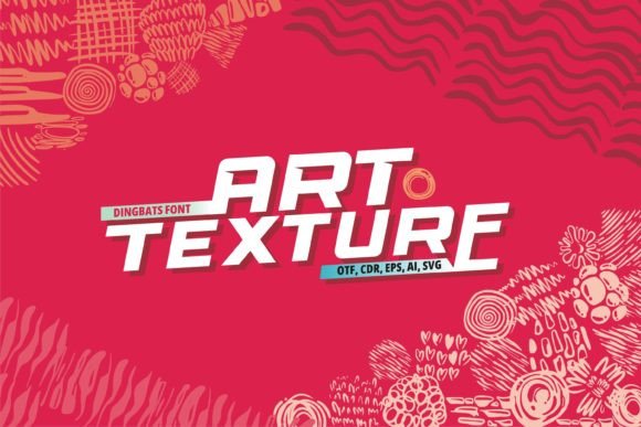 Art Texture: A Playful Typeface for Creative Publishing