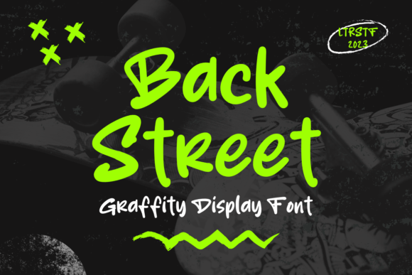 Backstreet Font: Urban Cool for Handmade Creations