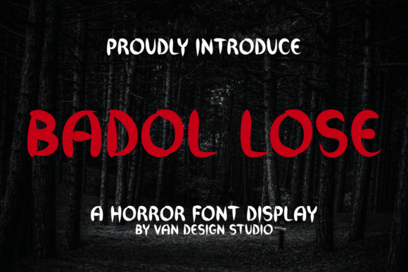 Badol Lose: A Whimsical Display Font for Editorial Projects
