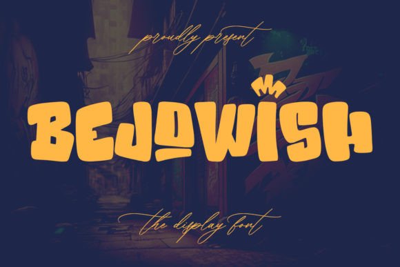 Bejowish: A Creative Display Font for Your Brand