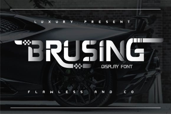 Brusing Font for Bold Campaign Design