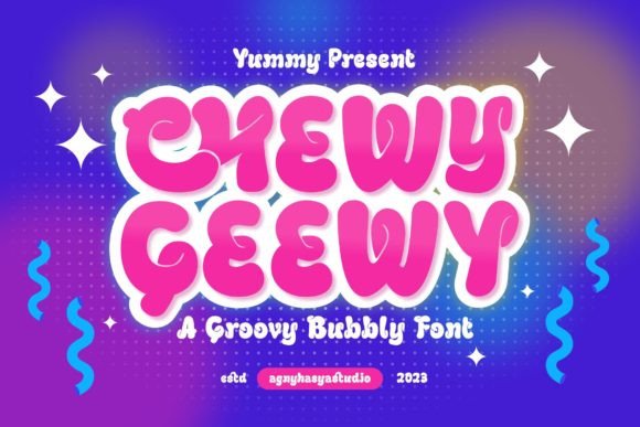 Chewy Geewy: A Groovy Font for Polished Branding