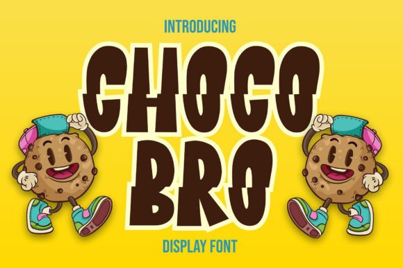 Choco Bro: A Playful Display Font for Editorial Design