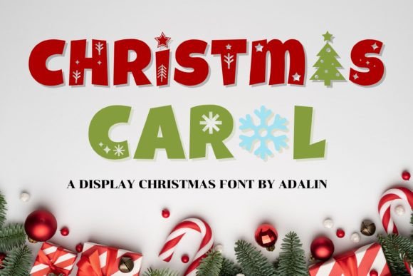Christmas Carol Font for Festive Editorial Design