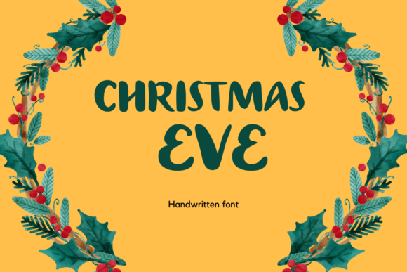 Christmas Eve Font for Business Branding