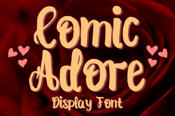 Comic Adore: A Playful Display Font for Bold Visuals