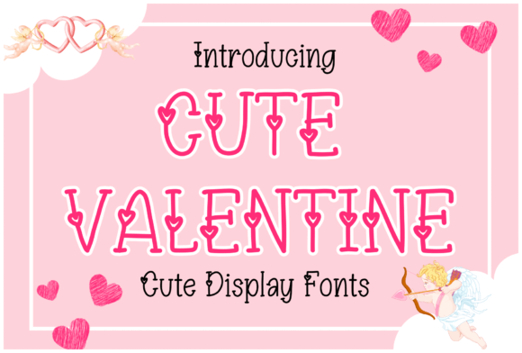 Cute Valentine Font for Sweet Campaign Designs