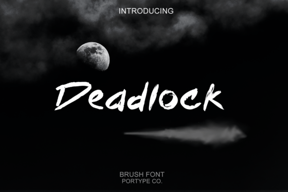 Deadlock Font for Bold Brand Communication