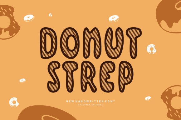 Donut Strep: A Playful Display Font for Editorial Design