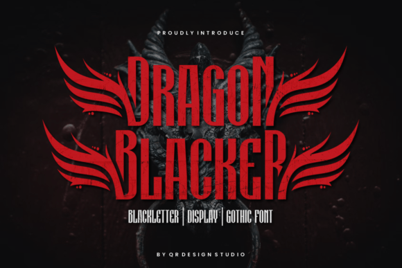 Dragon Blacker: A Display Font for Editorial Expression