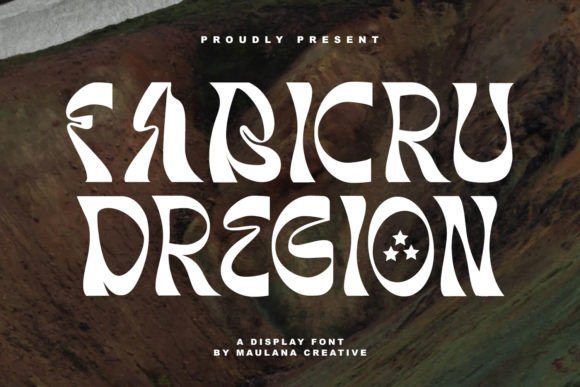 Fabicru Dregion: A Quirky Display Font for Creative Branding