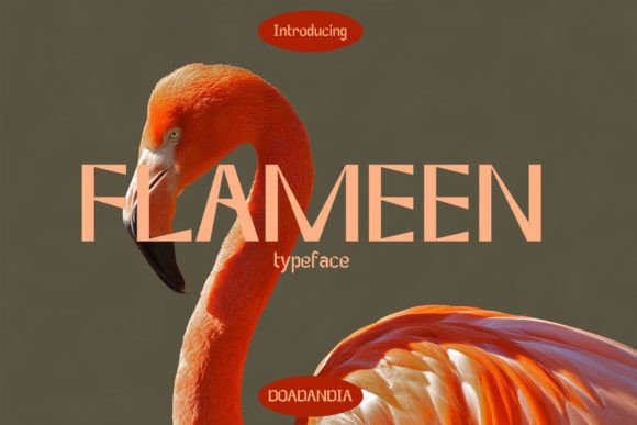 Flameen: A Modern Font for Bold Digital Branding