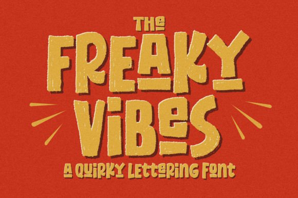 Freaky Vibes Font Review: A Rugged Modern Typographic Statement