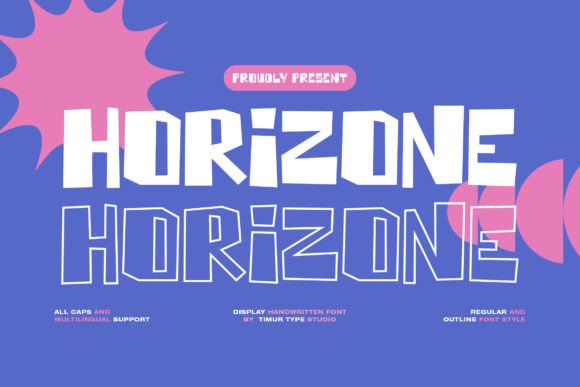 Horizone Font for Campaign Design