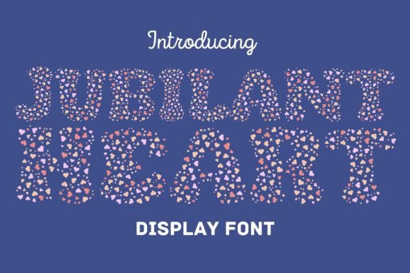 Jubilant Heart Font for Playful Branding Projects
