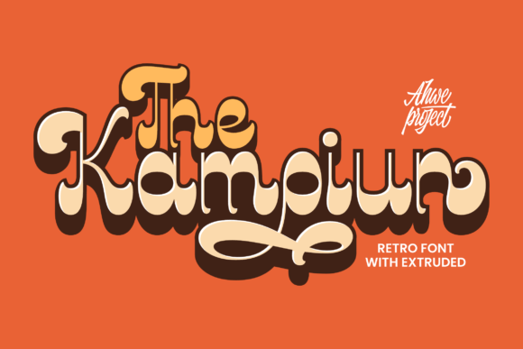 Kampiun: A Groovy Script Font for Modern Editorial Design