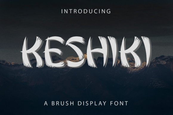 Keshiki Font for Bold Editorial Design