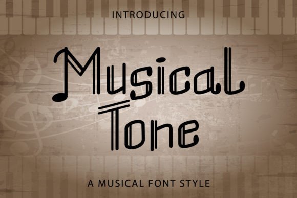 Musical Tone Font for Digital Creativity