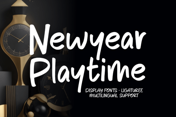 Newyear Playtime: A Font That Brings Joy to Branding