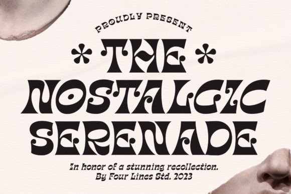 Nostalgic Serenade: A Timeless Display Font for Crafters and Designers
