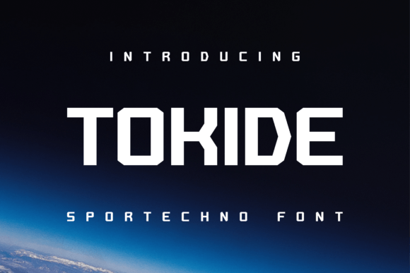 Tokide: A Bold Display Font for Crafters and Product Creators