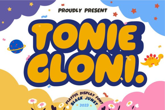 Tonie Cloni: A Joyful Display Font for Marketers