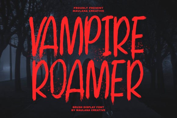 Vampire Roamer Font for Bold Digital Branding